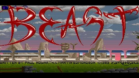 Vampire V4  (AMIGA?)  Short test  - Shadow of The beast I  - December 2021 core update.
