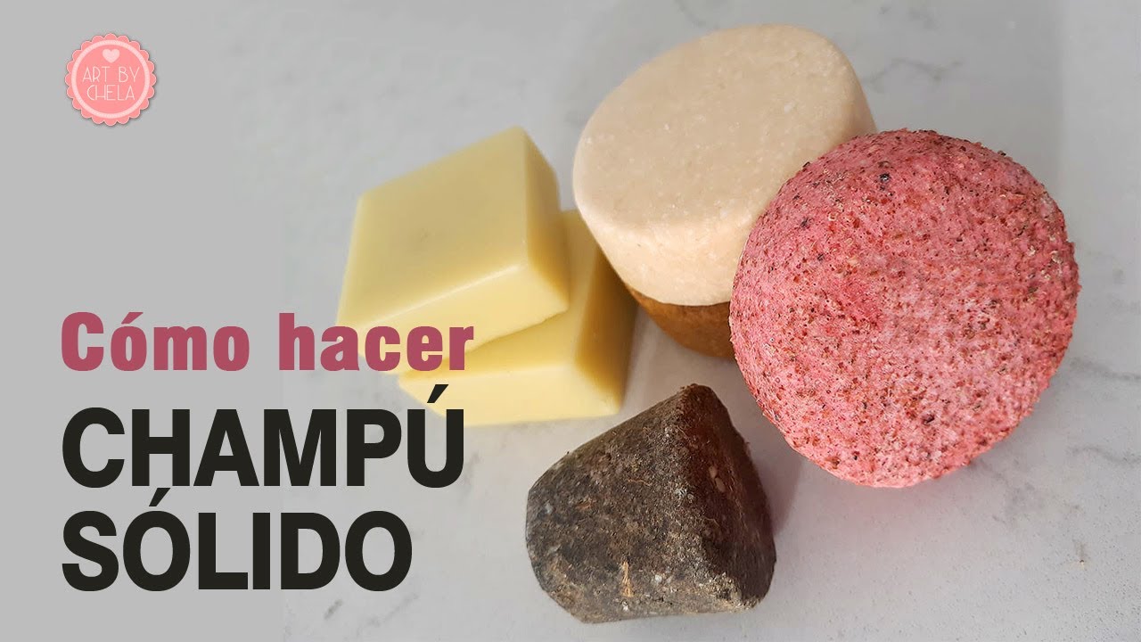 Cómo hacer champú sólido cabellos grasos