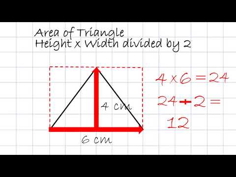 Area of a Triangle 🔺 Math for Kids 🏠 