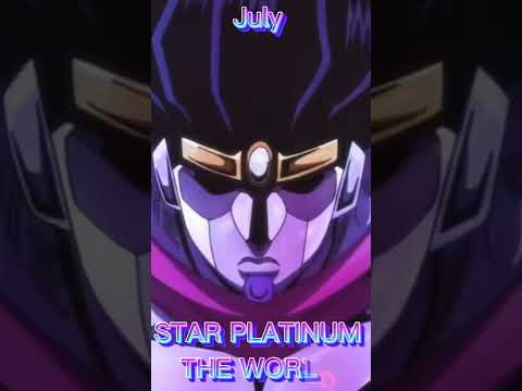 YOUR MONTH=YOUR STAND  #jojo #jjba #anime #manga #stand #month