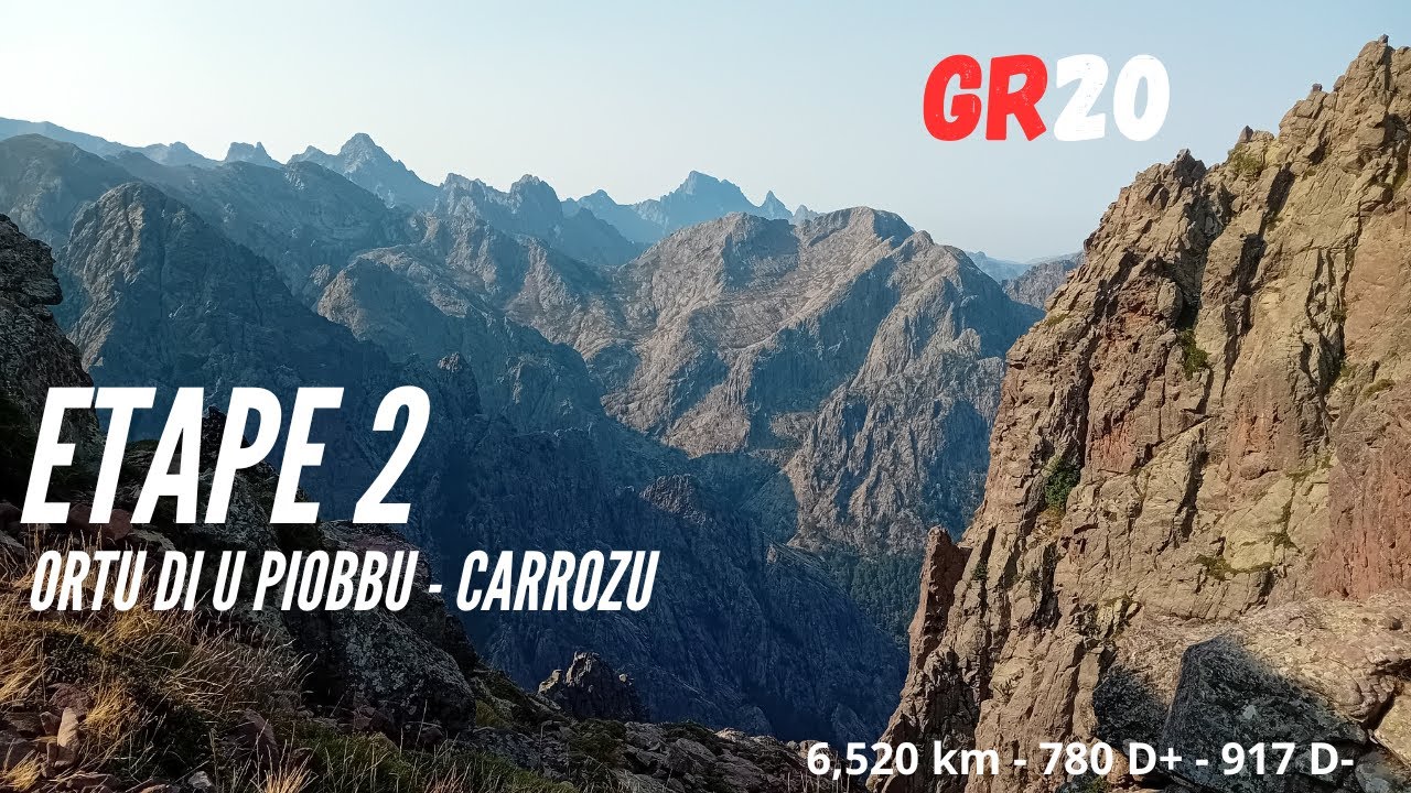 Etape 2 du GR 20 Brut d'aventure : Les difficultés commencent sérieusement