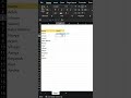 Use of Shortcut key #excel