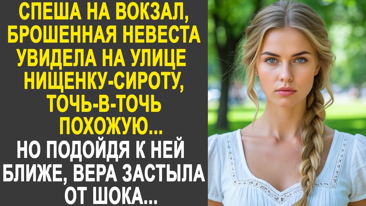 Спеша на вокзал, брошенная невеста увидела на улице сироту, точь-в-точь похожую... Но подойдя к ней.