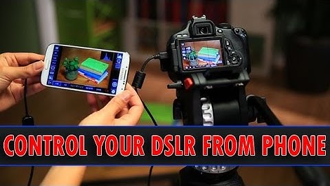 How to Control DSLR from Mobile | Turn your Phone into a DSLR Monitor | (Click Tech #1)