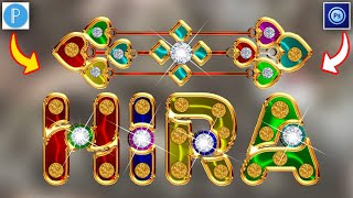 MultilColor Glowing Glass Font With Gold Color On Android Using Ps Touch PixelLab | Zarraq Creation screenshot 5