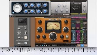 Bus Compressors Comparison - UAD SSLG, Waves, Native Instruments, Neve, Elysia