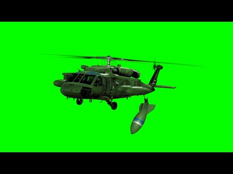 Helicopter Attack - Green Screen Effect