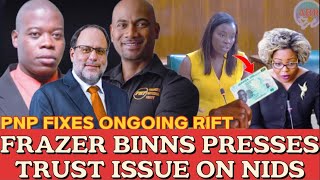 Frazer Binns Presses Trust Issues On NIDS 🪪Golding Listens to The Mass✴️❇️🇯🇲