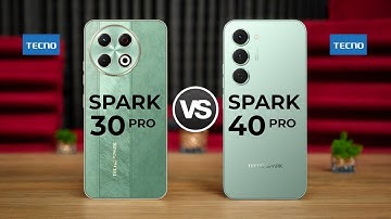 Tecno Spark 30 Pro 4G Vs Tecno Spark 40 Pro 4G