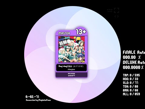 【maimaiでらっくす創作譜面】Hey-day狂騒曲（カプリチオ）／Afterglow「バンドリ」【majdata】（リメイク）