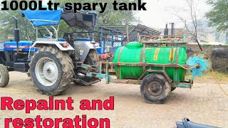 1000ltr Spary tank repair and restoration /Funny vlog 🤣🤣🤣