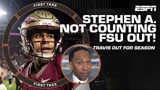 Stephen A. not counting out FSU after Jordan Travis injury | First Take