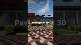 Paving block 3D