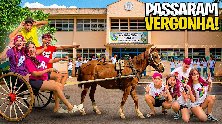 BUSCAMOS OS MINI ROSA NA ESCOLA DE FORMAS OUSADAS *Passaram vergonha ?