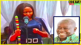 Young MP Njeri Maina cracks Gachagua in Eldoret Kesses Church Service