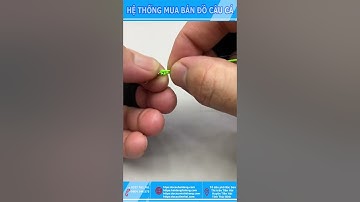 CÁCH BUỘC CHỐNG SỐC KHÓA LINK CÂU CÁ