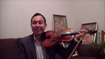 How to Play the Violin without a Shoulder "rest".