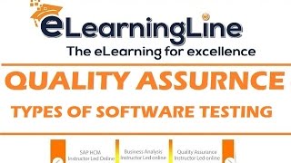 Qa Tutorial For Beginners - Types Of Software Testing By Elearningline -200-0448