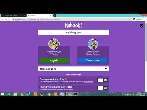 Kahoot ინსტრუქცია