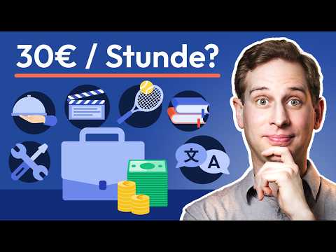 Bestbezahlte Minijobs: 556€ (steuerfrei) mit diesen Nebenjobs! - video from Finanzfluss