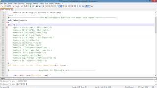 Regula falsi or false position method implementation using Perl language