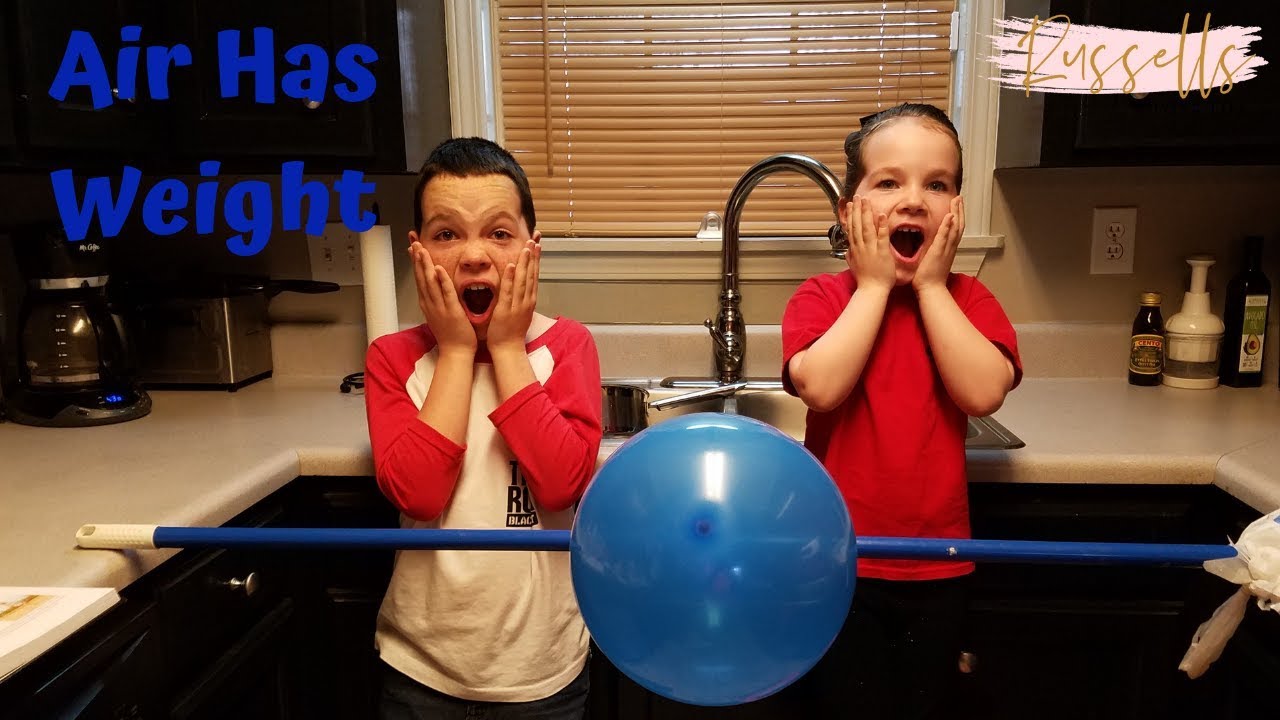 Homeschool Science Experiment Air Has Weight Homeschool Mom YouTube