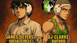 James Sievers Social Circle Vs Dj Clarke Buford 132Lbs 2025 Georgia Grappler Elite Duals