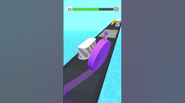 Spiral Roller Run - Gameplay Walkthrough iOS Android Max Level  #shorts