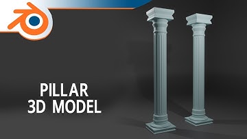 Pillar 3D Model - Blender Tutorial