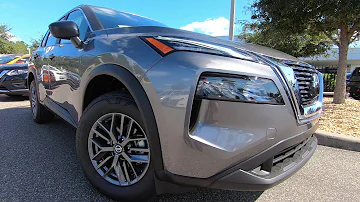 2021 Nissan Rogue S | Gun Metallic | Charcoal Interior