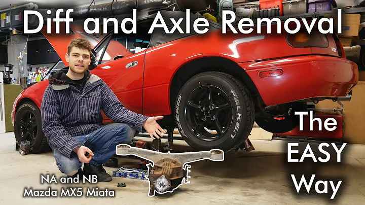 How To Remove MX5 Miata Differential and Axles | NA and NB