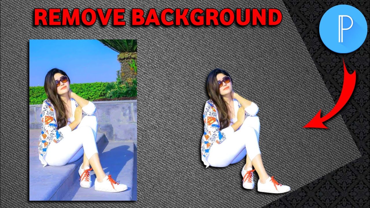 How to remove photo background in pixellab how to erase background in