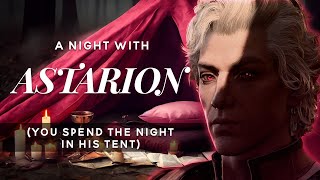 A Romantic Night with Astarion While He Reads & Takes Notes | Astarion Ambience | ASMR screenshot 2