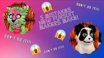 5 MISTAKES to Avoid as a NEW Fursuit Maker to Make an Amazing First Fursuit