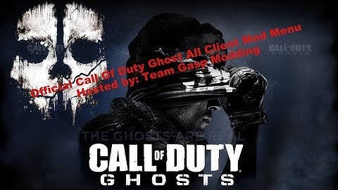 CoD Ghost: All Client Mod Menu | Online | 16547