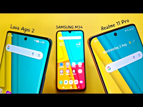 Detailed Comparison: Samsung M34 5G vs Lava Agni 2 vs Realme 11 Pro | Which is actually BETTER?