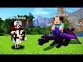 MİNECRAFT'TA BALON KAFA İLE EJDERHAYA BİNDİK ! - Minecraft