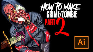 Inspired Grime Edit Part 2! / Zombie Edit - Ai Tutorial / /Ai  Tutorials Free / How To