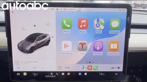 How to add  AUTOABC carplay android auto module to Tesla?