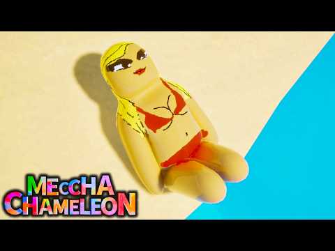 Going Sun Bathing In Meccha Chameleon