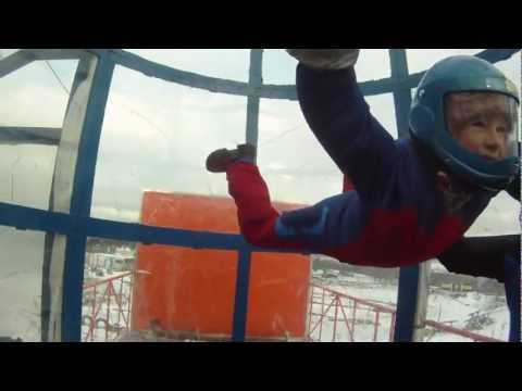 Полет в аэротрубе для детей от Emotion-box.ru