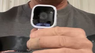 Mini Blink camera that can be mounted or set on something