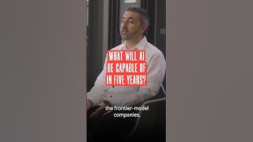 Wat kan AI over vijf jaar? We vroegen het aan Mustafa Suleyman, medeoprichter van DeepMind #AI.