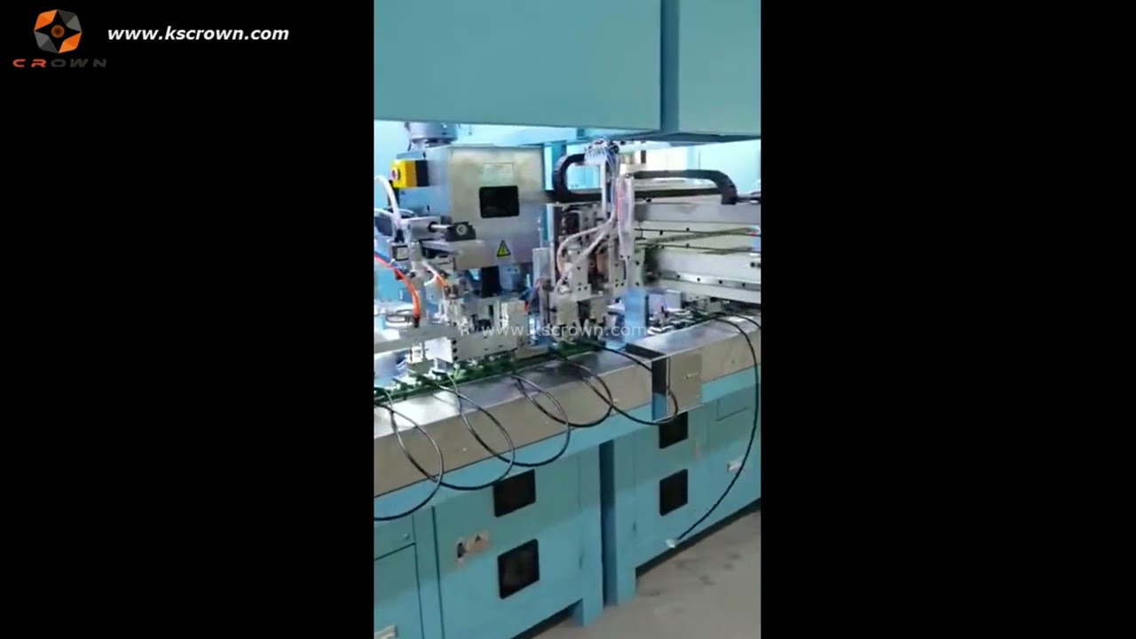 Fully automatic 2/3 pin power plugs manufacturing machine | power cord manufacturing processing line