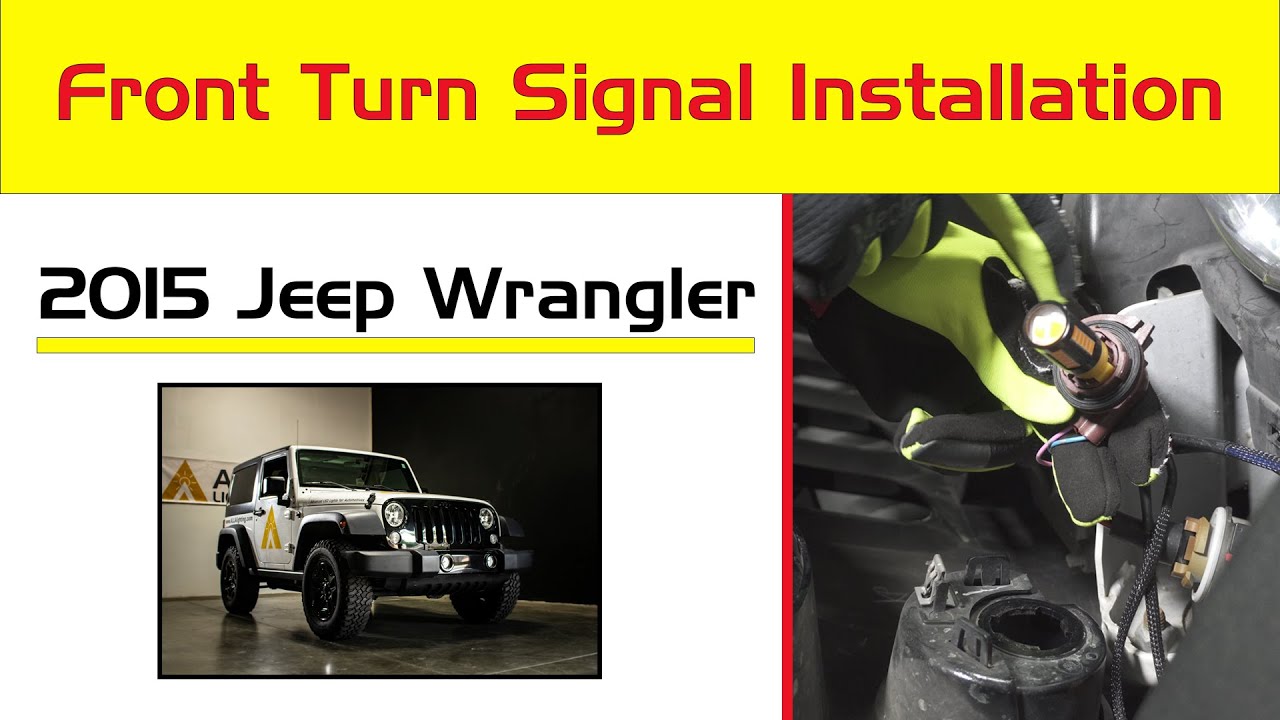 Replace | Change 1994-17 Jeep Wrangler Turn Signal Light 3157NAK Bulb -  YouTube