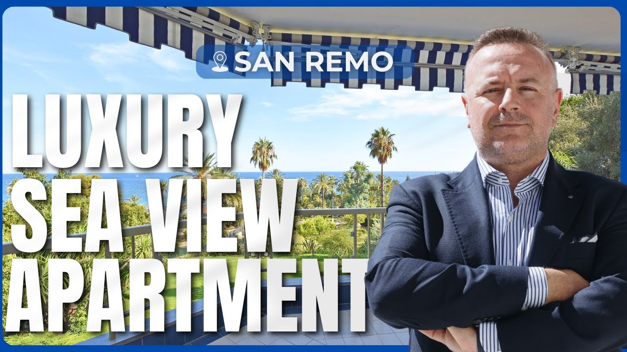Роскошные апартаменты с террасой и видом на море на продажу в Сан-Ремо