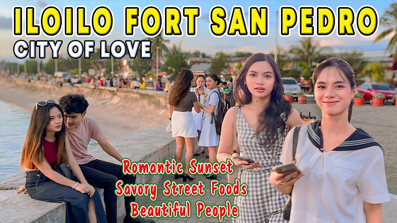 Fort SAN PEDRO, ILOILO CITY | Sunset View and Street Foods | #iloilocityphilippines