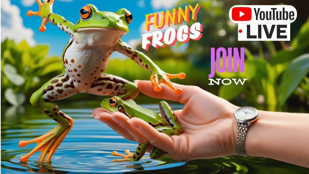 Boing Boing the Frogs | Catch the Frogs Funny | Funny Frogs Jumping ...