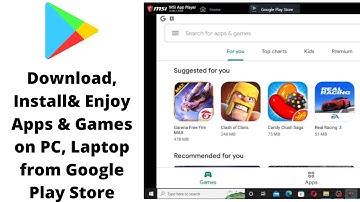 How to Download MSI Emulator on Computer? Google PlayStore Apps On PC, Laptop, Computer