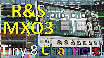 TSP #271 - Rohde & Schwarz Compact 8-Channel MXO3 12-Bit Oscilloscope Review, Teardown & Experiments